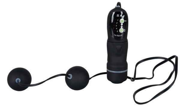 PALLINE VAGINALI VIBRANTI VELVET VIBRATING BLACK BALLS - immagine 4