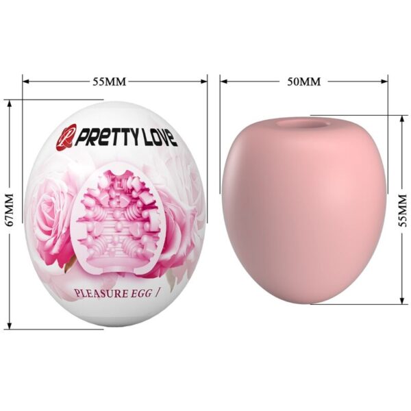 MALE MASTURBATOR EGG PINK - immagine 2